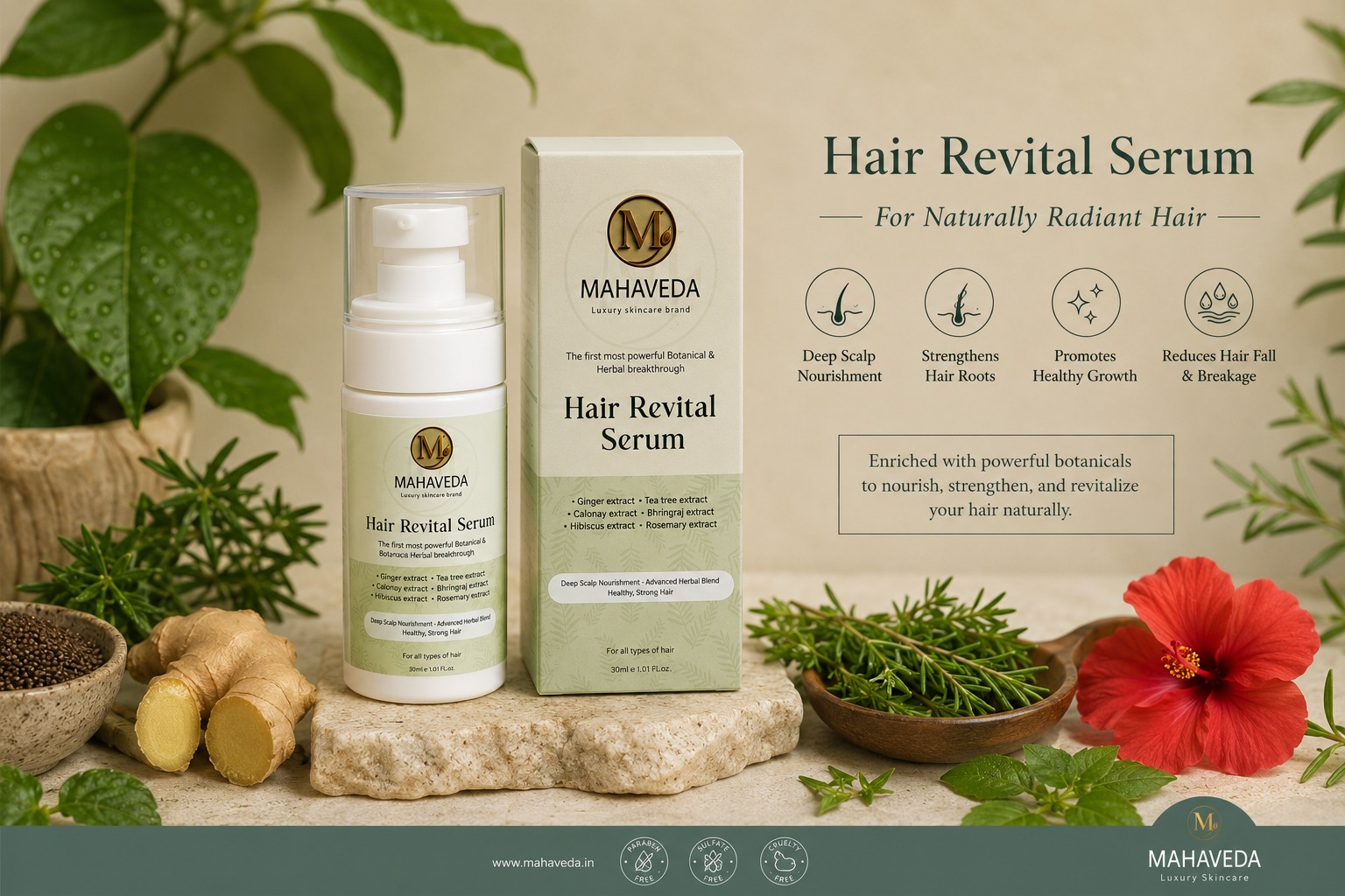 Nourish and revitalise your skin daily with Mahaveda